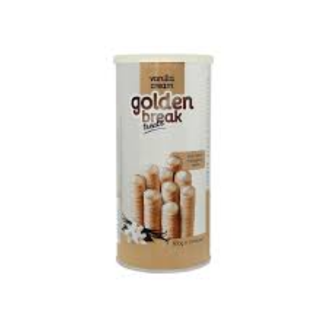 GOLDEN BREAK VANILLA WAFER ROLLS 135G